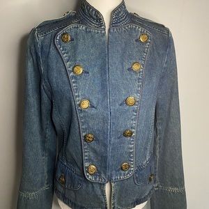 Carole Little Double breasted denim jacket